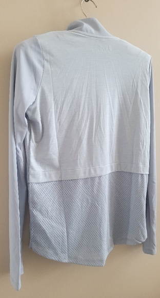 Under Armour | Girls Heatgear New Gray Loose Long Sleeve Top - Picture 5 of 10